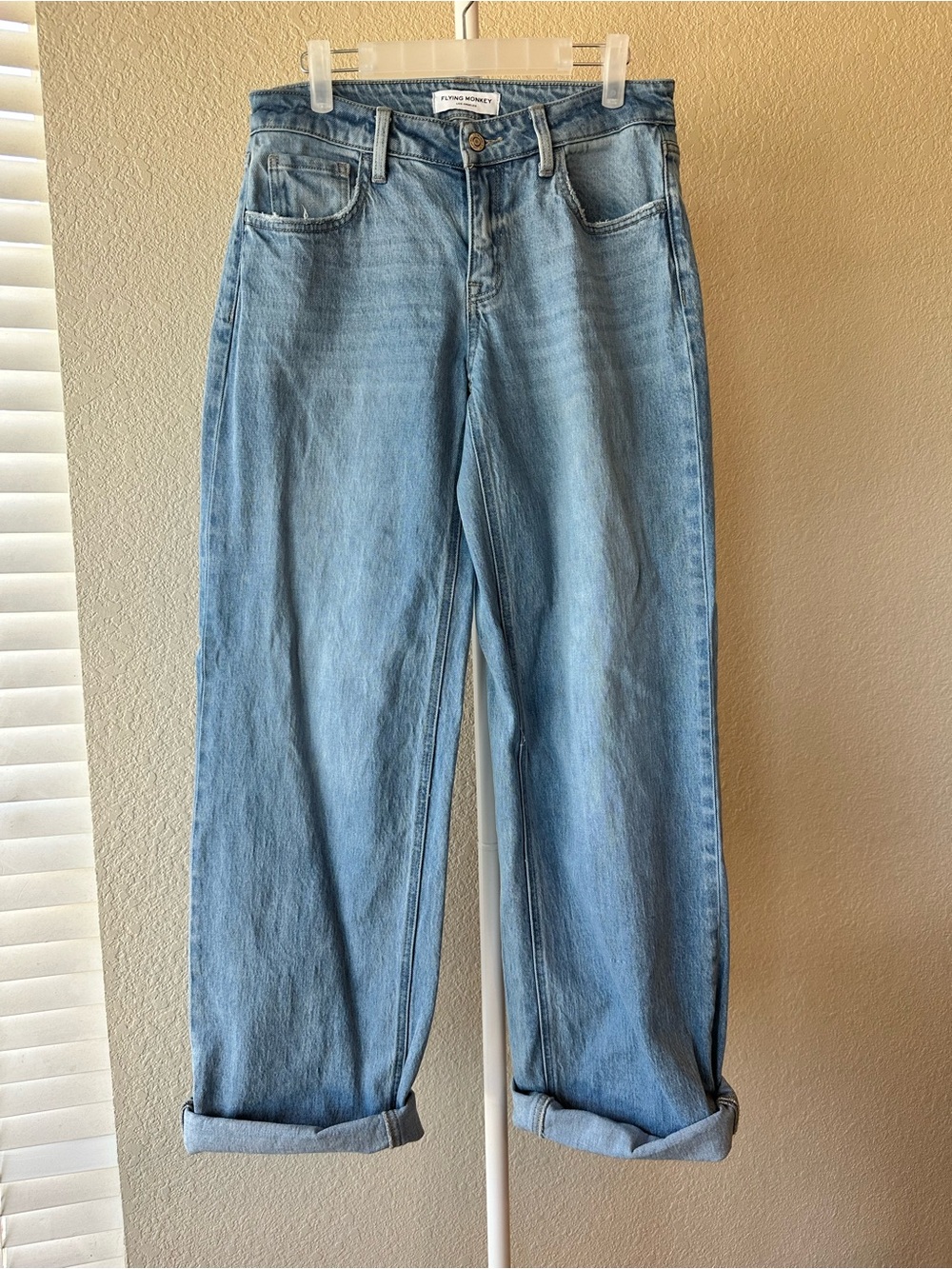 Flying Monkey Los Angeles baggy low rise wide leg jeans size 26